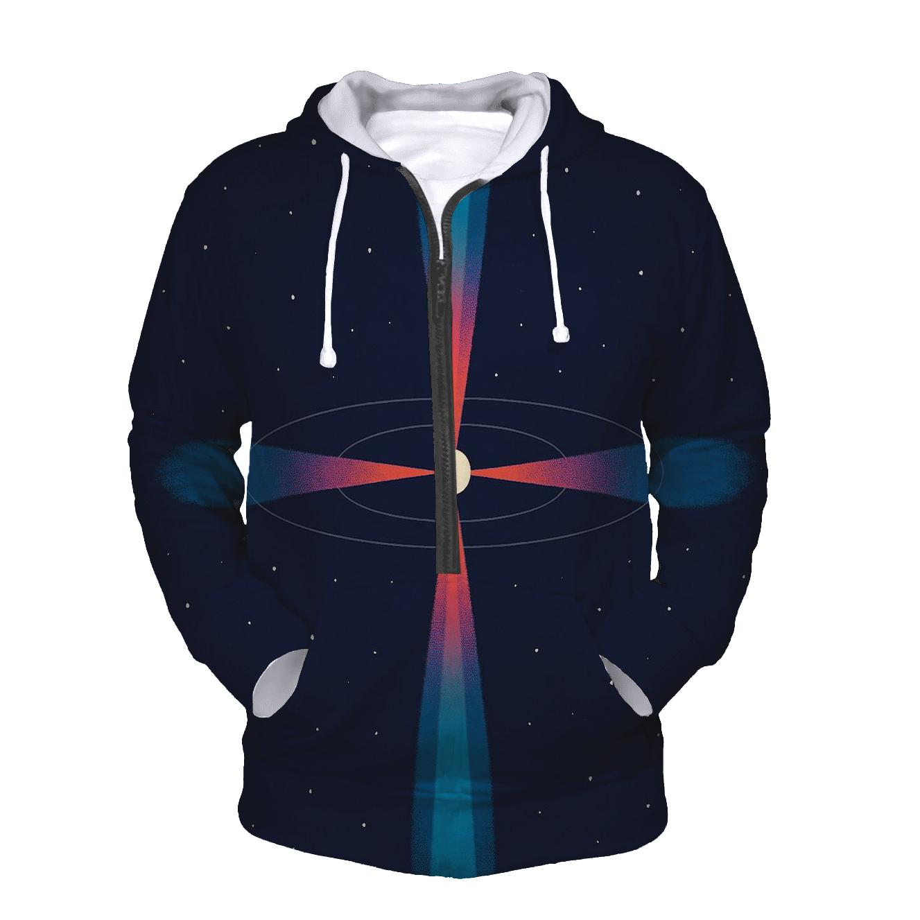 Pulsar Jet Outflow Bands pullover hoodies