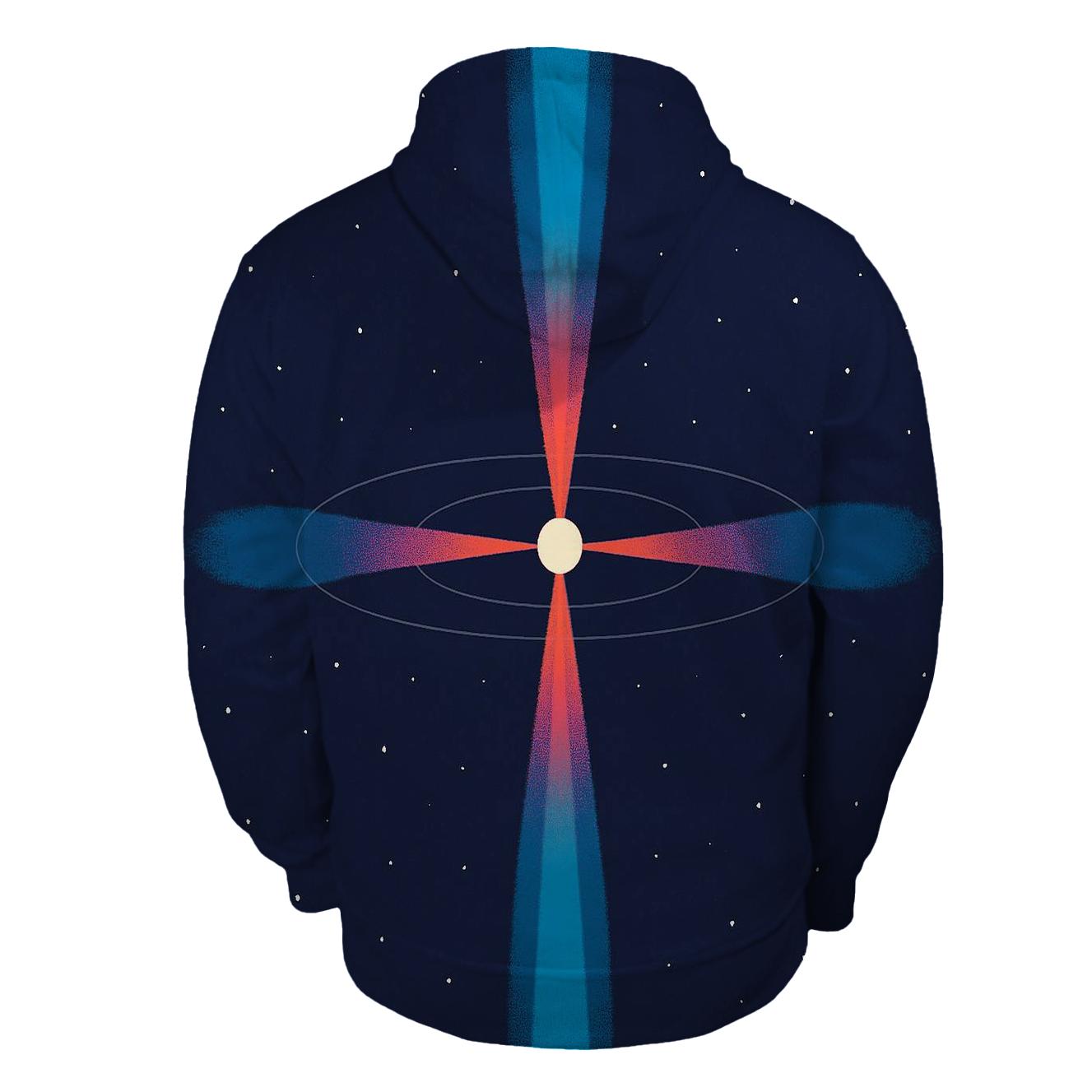 Pulsar Jet Outflow Bands pullover hoodies