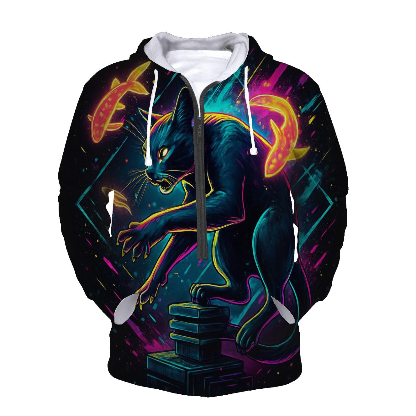 The Prism Tangle Alley Cat heavyweight hoodies