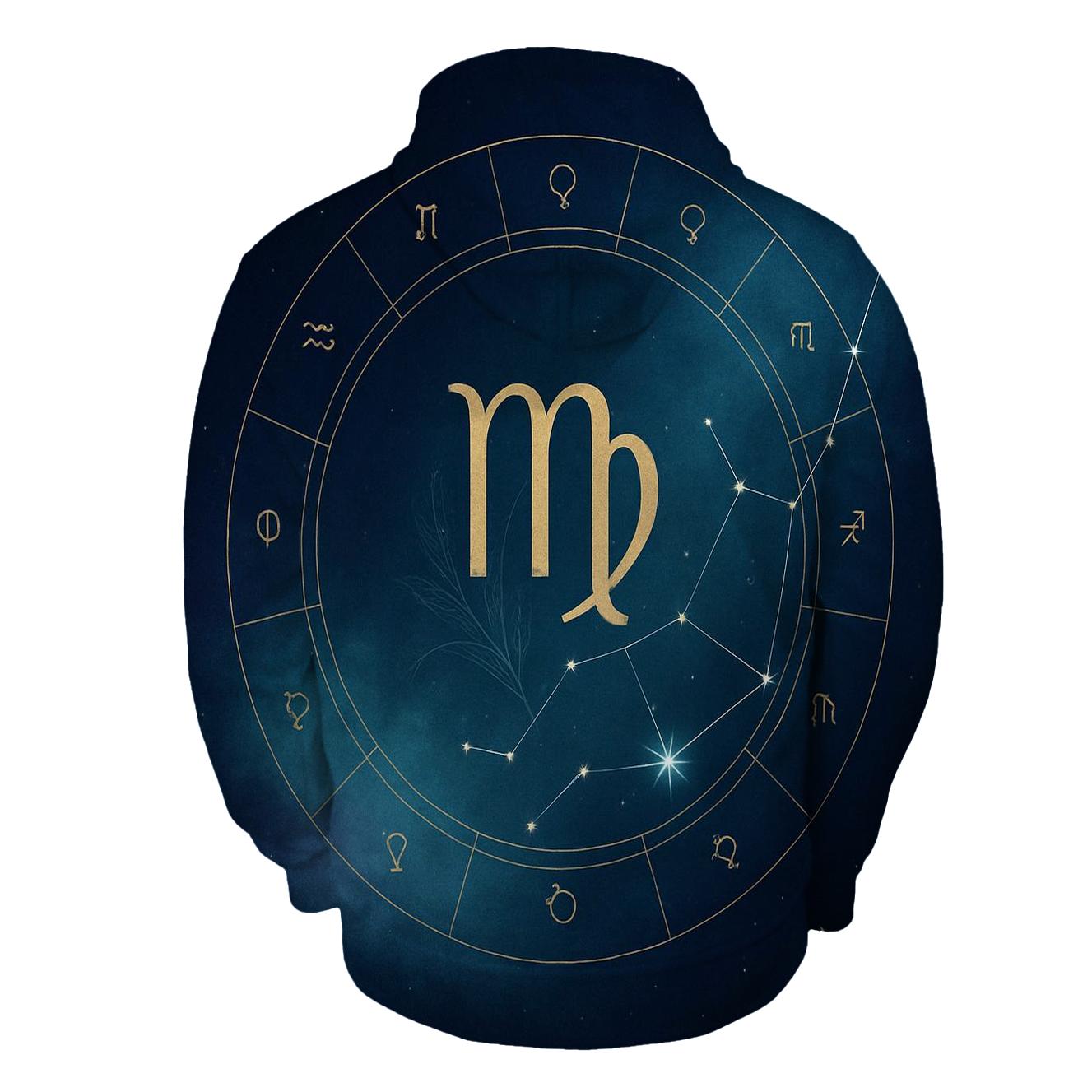 Virgo Spica Alchemical Birth Chart Seal pullover hoodies