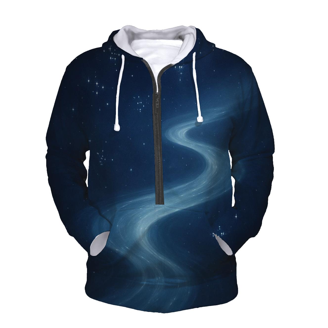 River Of Quiet Constellations printed hoodies