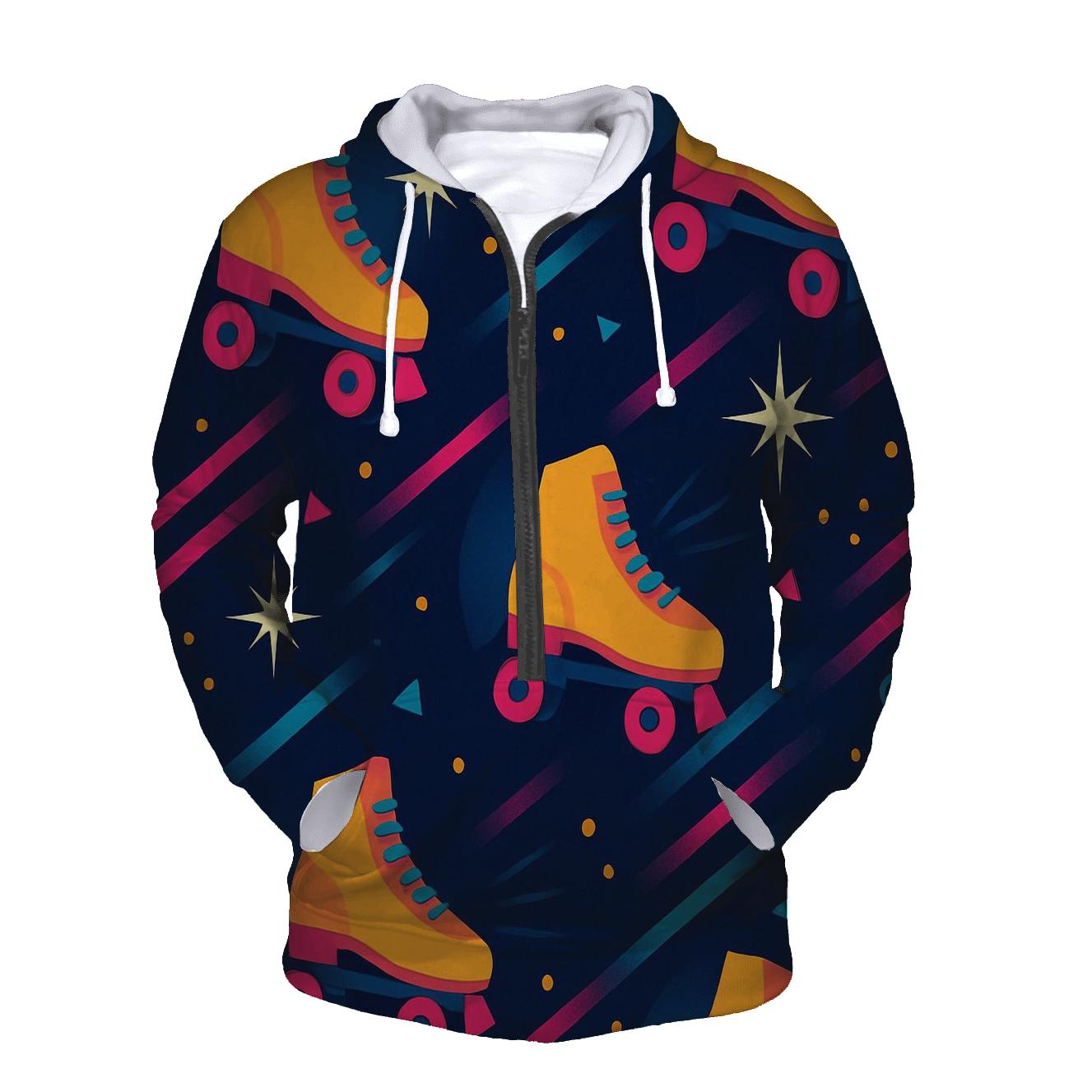 Roller Rink Laser Confetti heavyweight hoodies