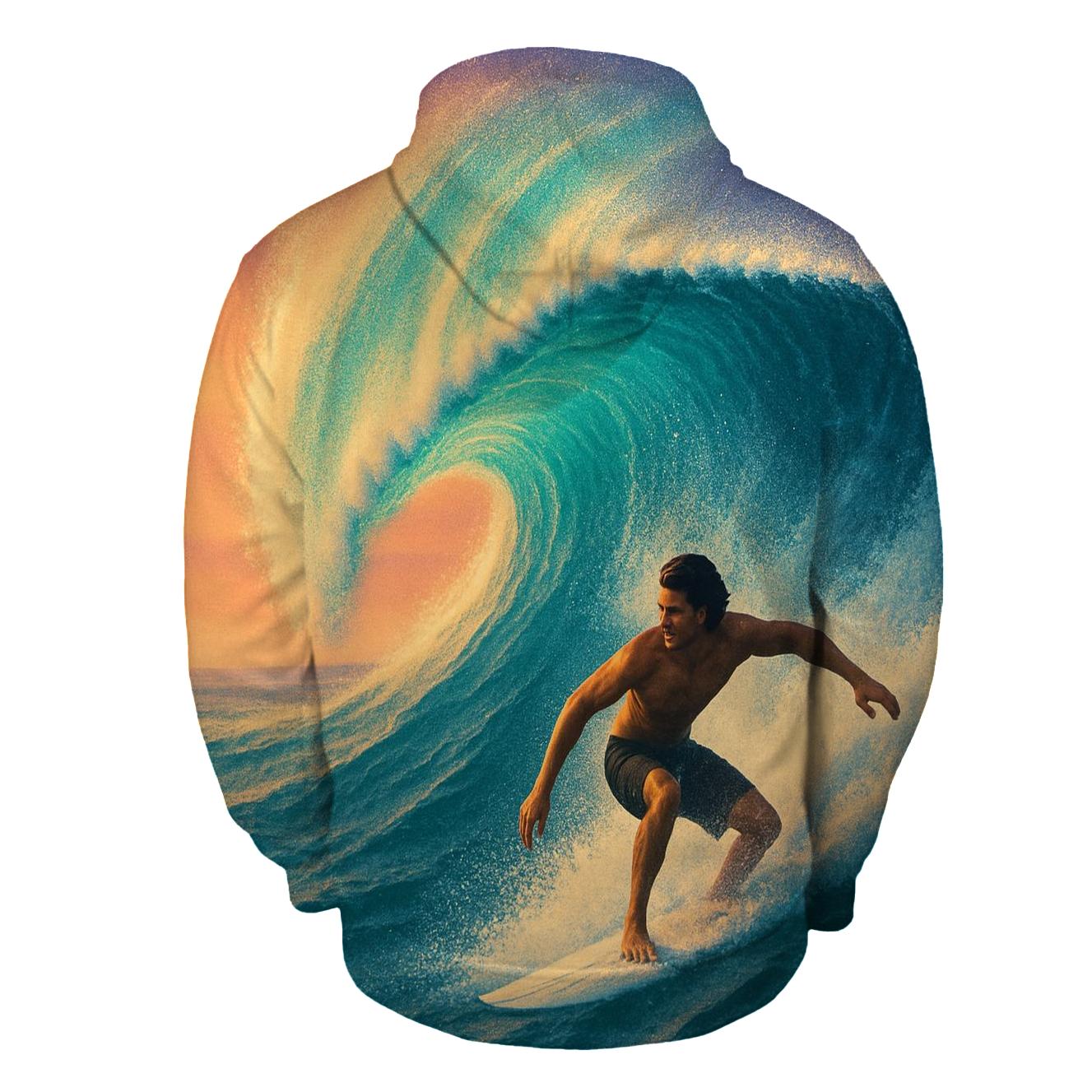 Solar Wind Surf Break embroidered hoodies
