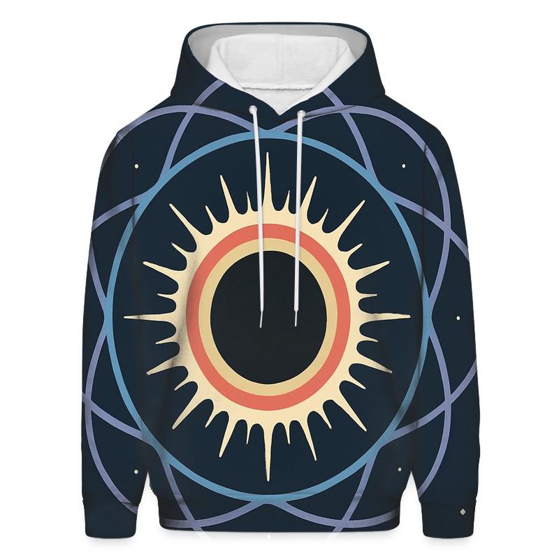 Eclipse Corona Lattice Bloom lightweight hoodies