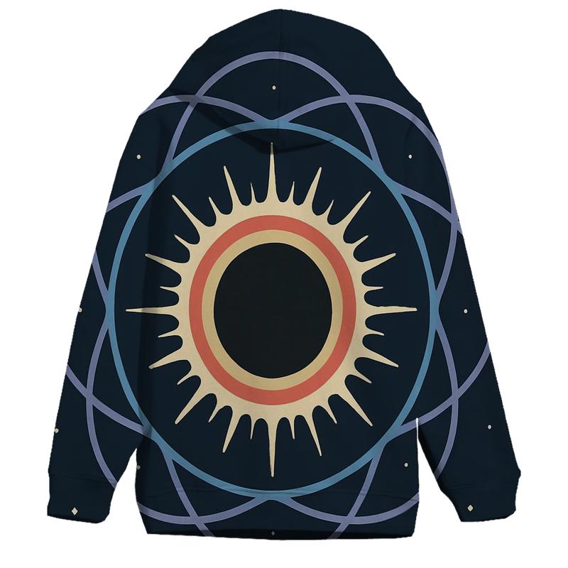 Eclipse Corona Lattice Bloom lightweight hoodies