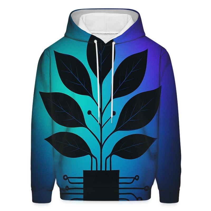 Aurora Circuit Botanical hoodie designs