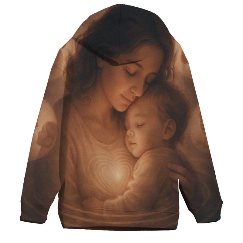 The Heartbeat Memory A Mother Keeps Alive graphic hoodies