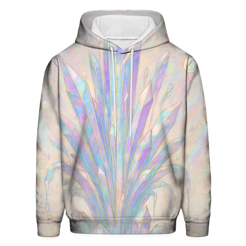 Opaline Prism Fountain printed hoodies