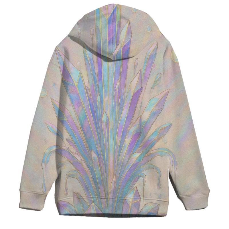 Opaline Prism Fountain printed hoodies