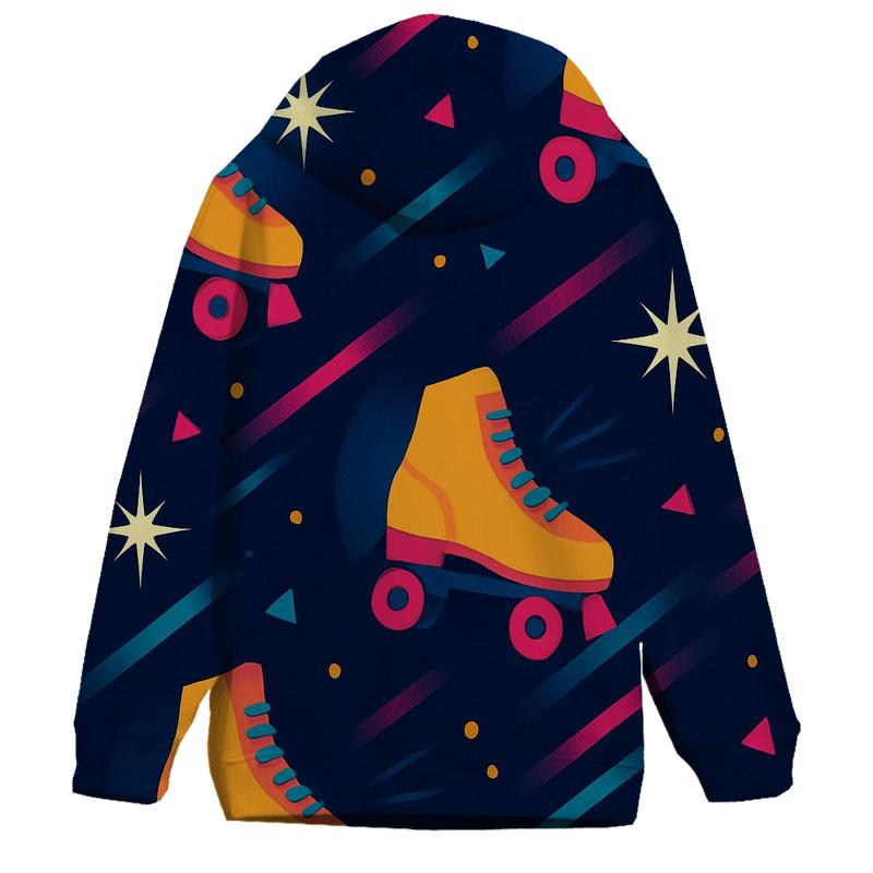 Roller Rink Laser Confetti lightweight hoodies