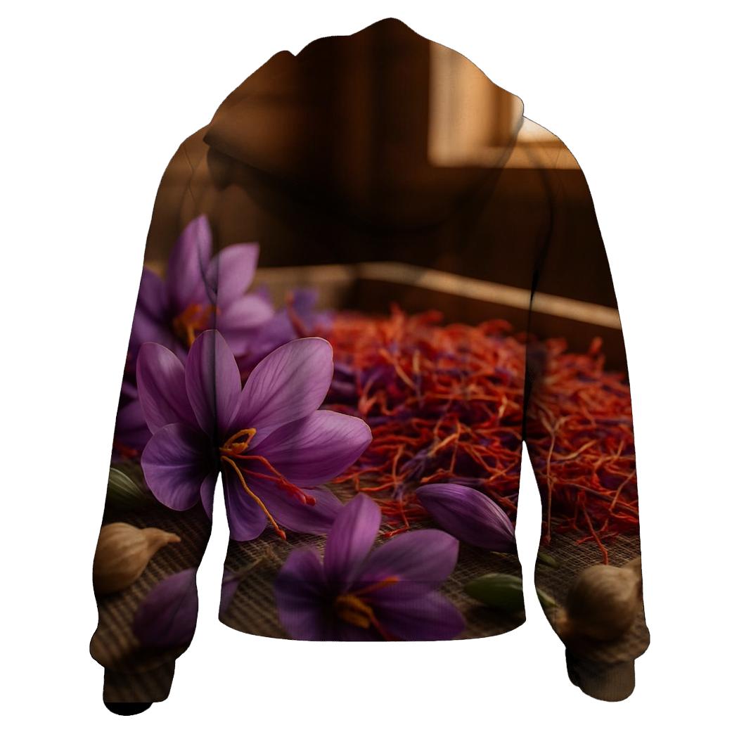 Saffron Crocus Stigmas Drying On Cedar Screens hoodie trends