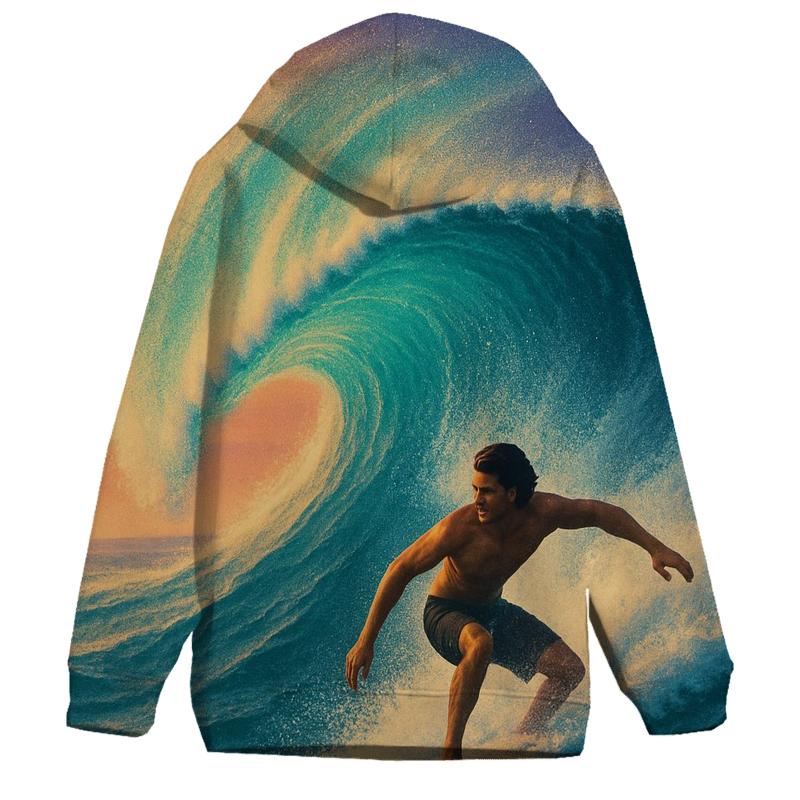 Solar Wind Surf Break graphic hoodies