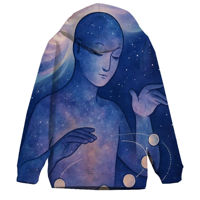 Lullaby Of The Orbiting Moons embroidered hoodies