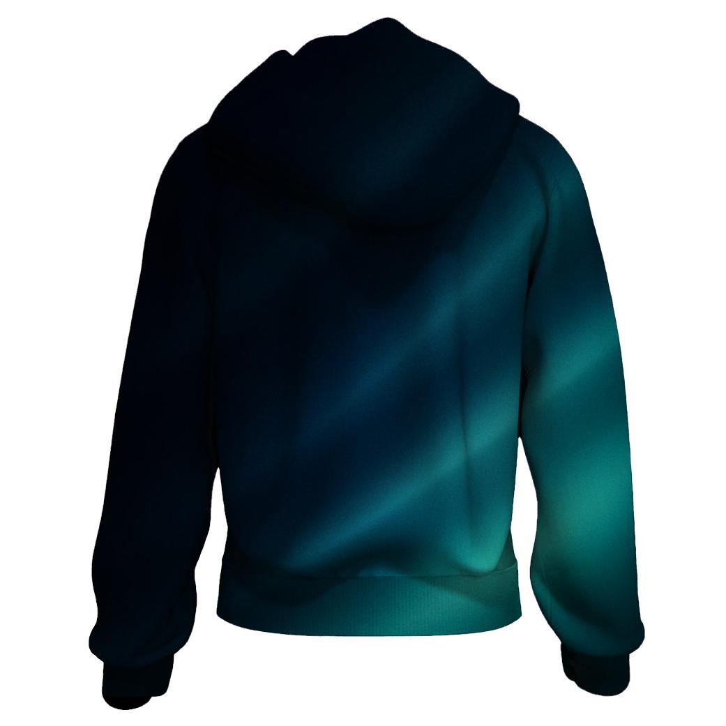 Obsidian Aurora Drift custom hoodies