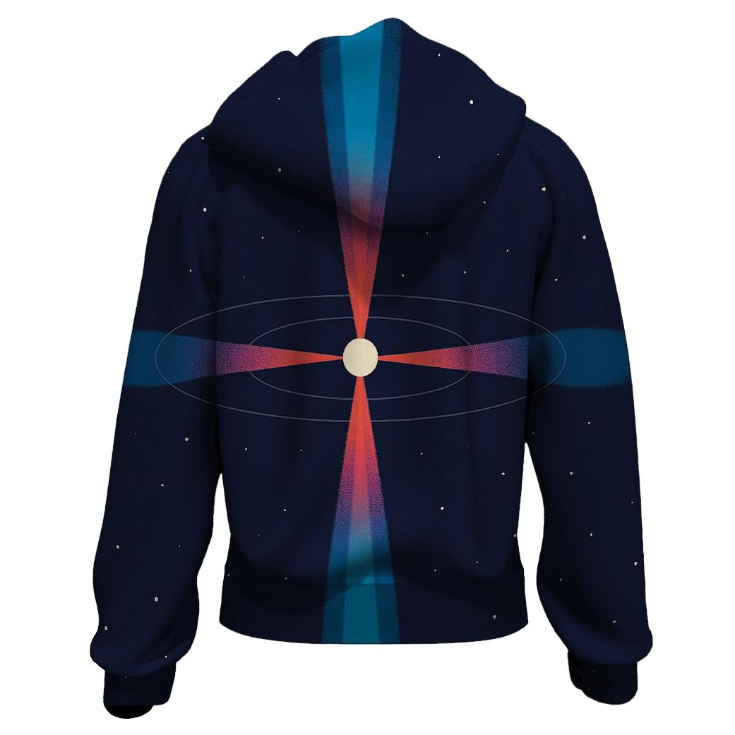 Pulsar Jet Outflow Bands hoodies fashion