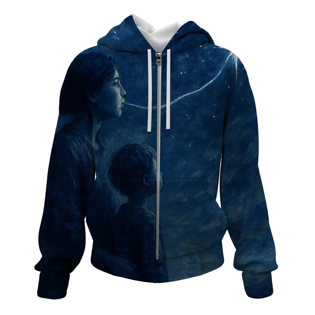 The Quiet North Star In Her Voice pullover hoodies