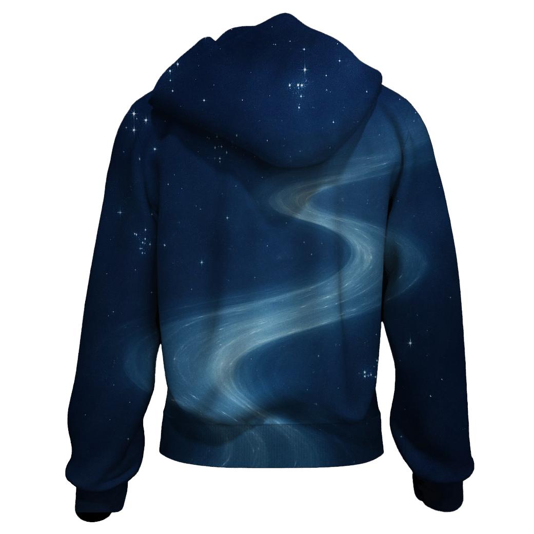 River Of Quiet Constellations zip-up hoodies