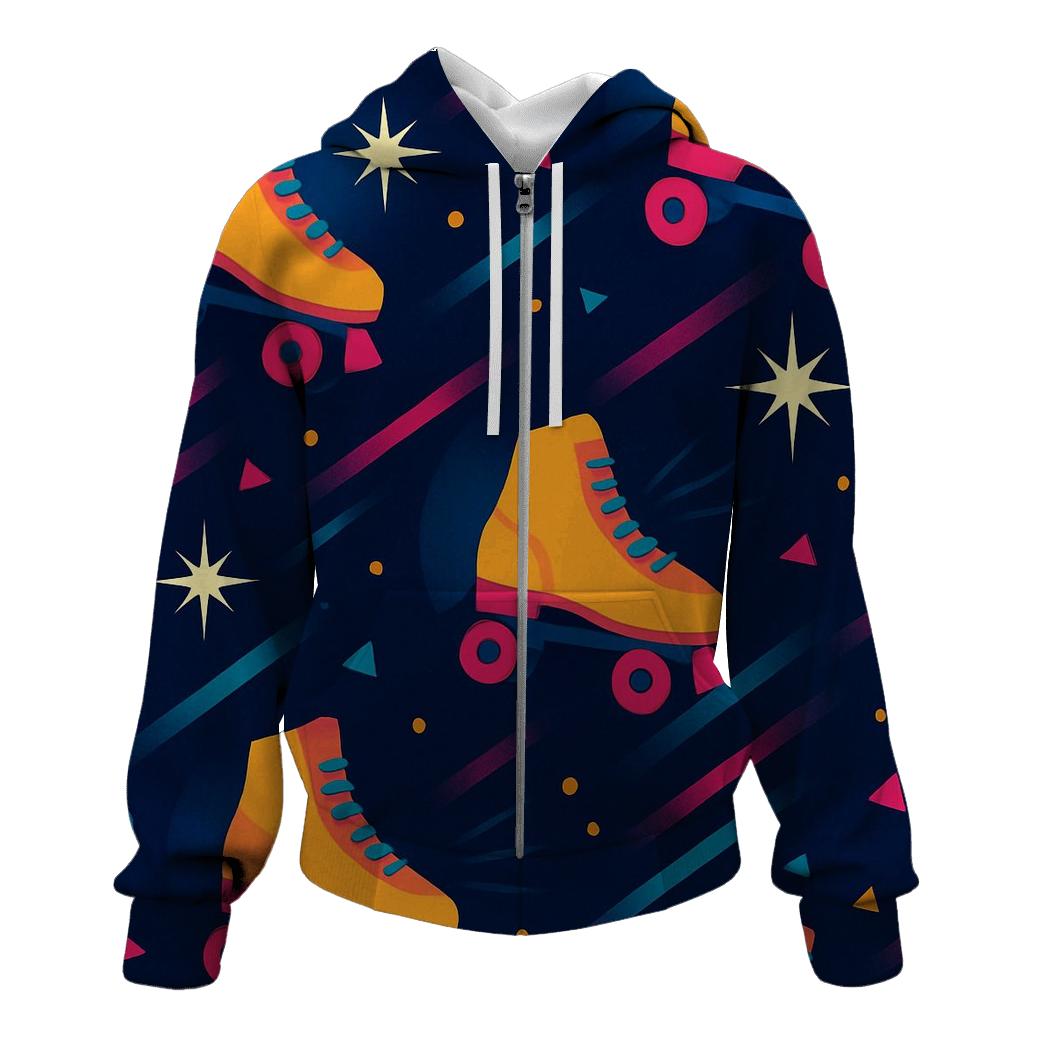 Roller Rink Laser Confetti hoodie designs