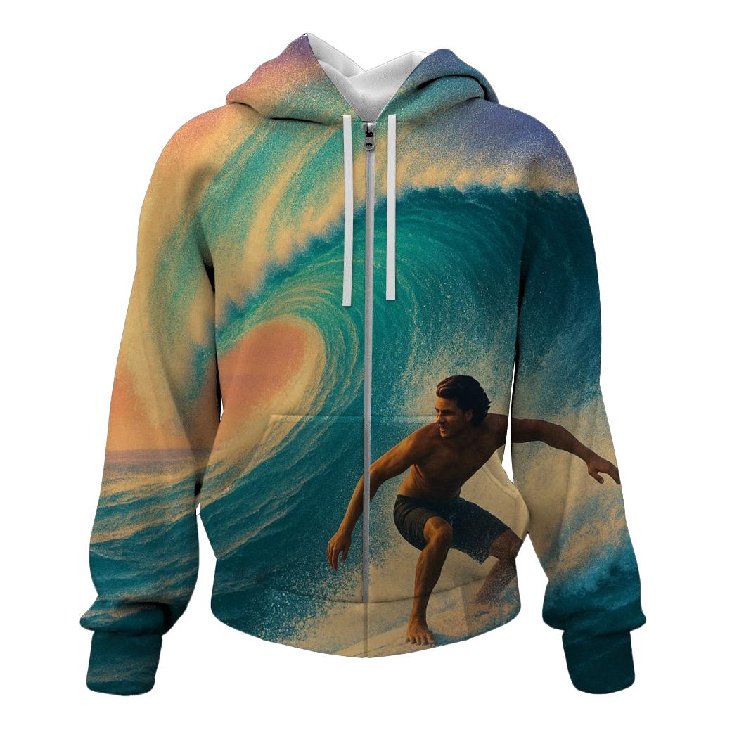 Solar Wind Surf Break premium hoodies
