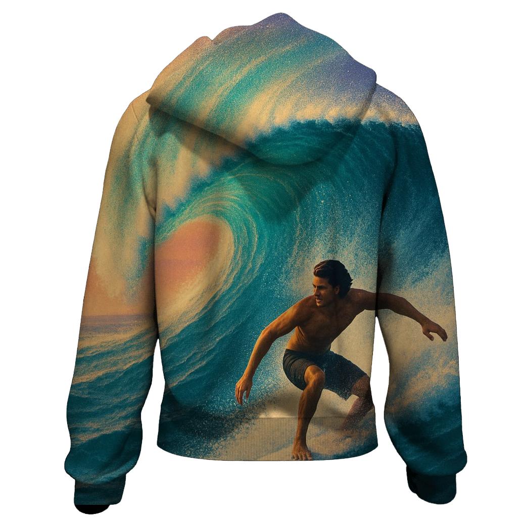 Solar Wind Surf Break premium hoodies