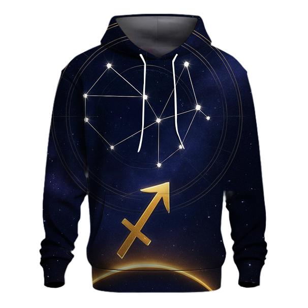 Sagittarius Teapot Star Portal designer hoodies