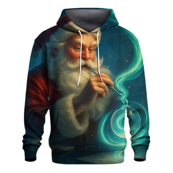 Aurora Ornament Forge Santa printed hoodies