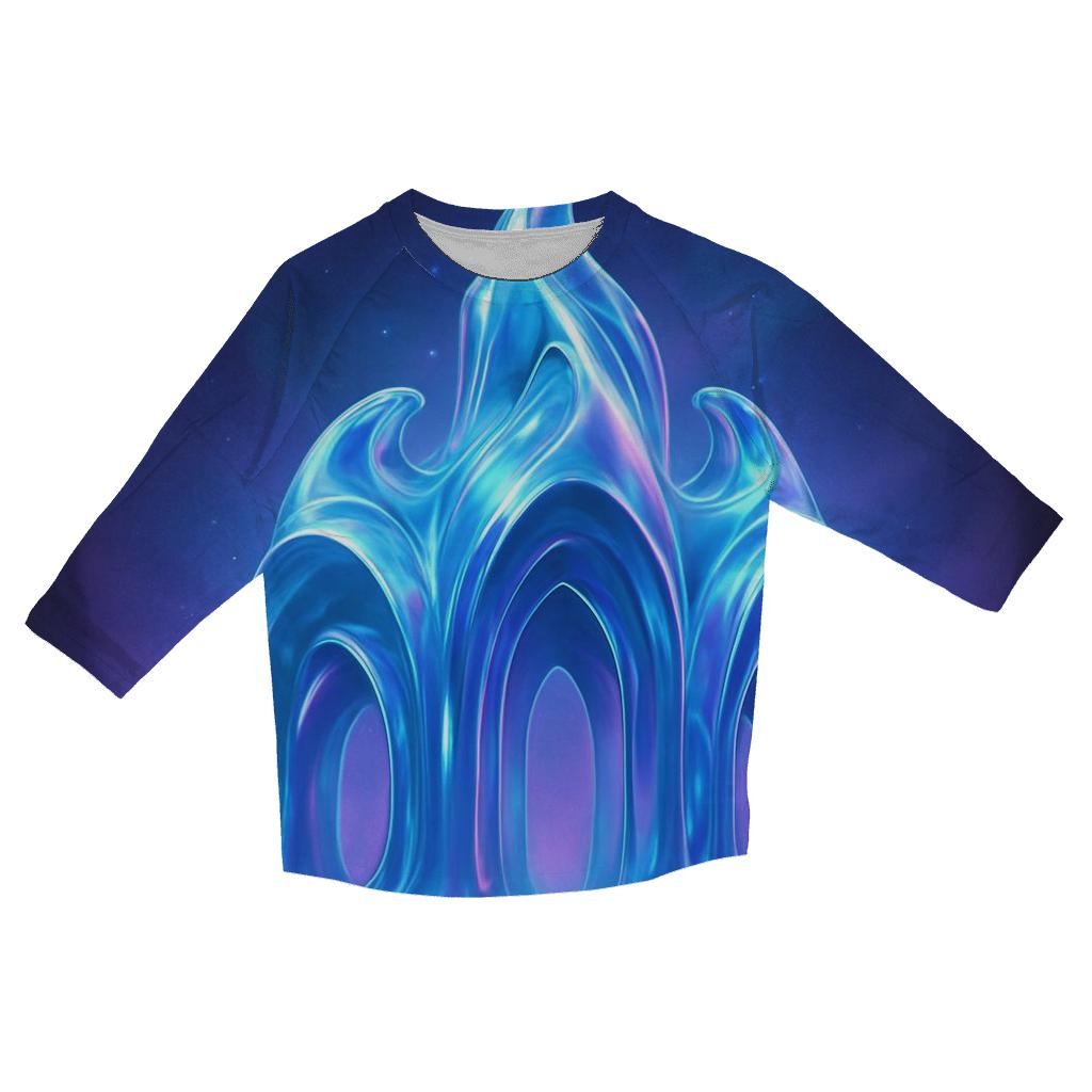 Prismatic Tide Cathedral personalized 3/4 sleeve tees