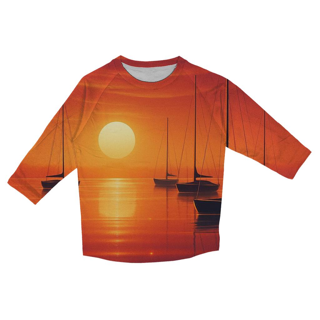 Glass Harbor Of The Last Light custom 3/4 sleeve shirts
