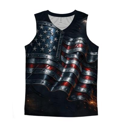 Midnight Forge Stars And Stripes personalized athletic tanks