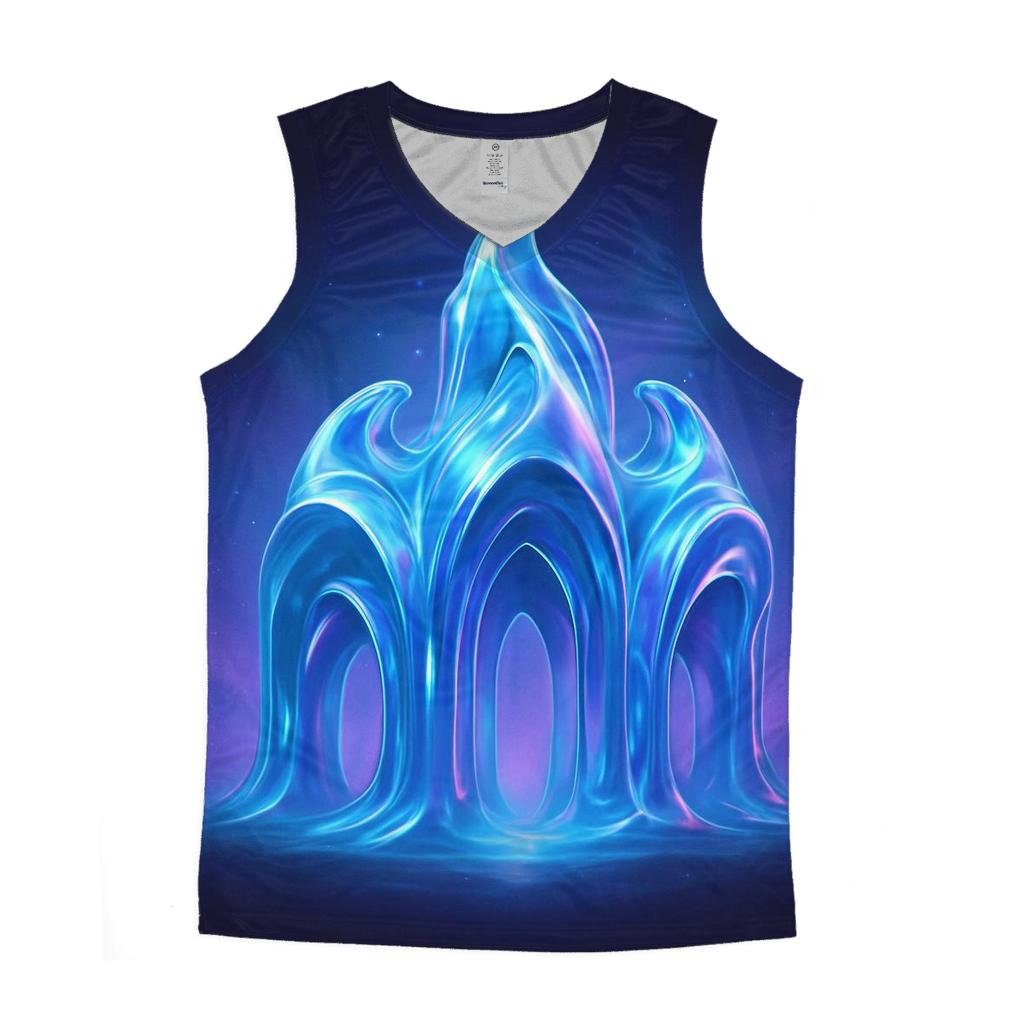 Prismatic Tide Cathedral casual summer tank tops
