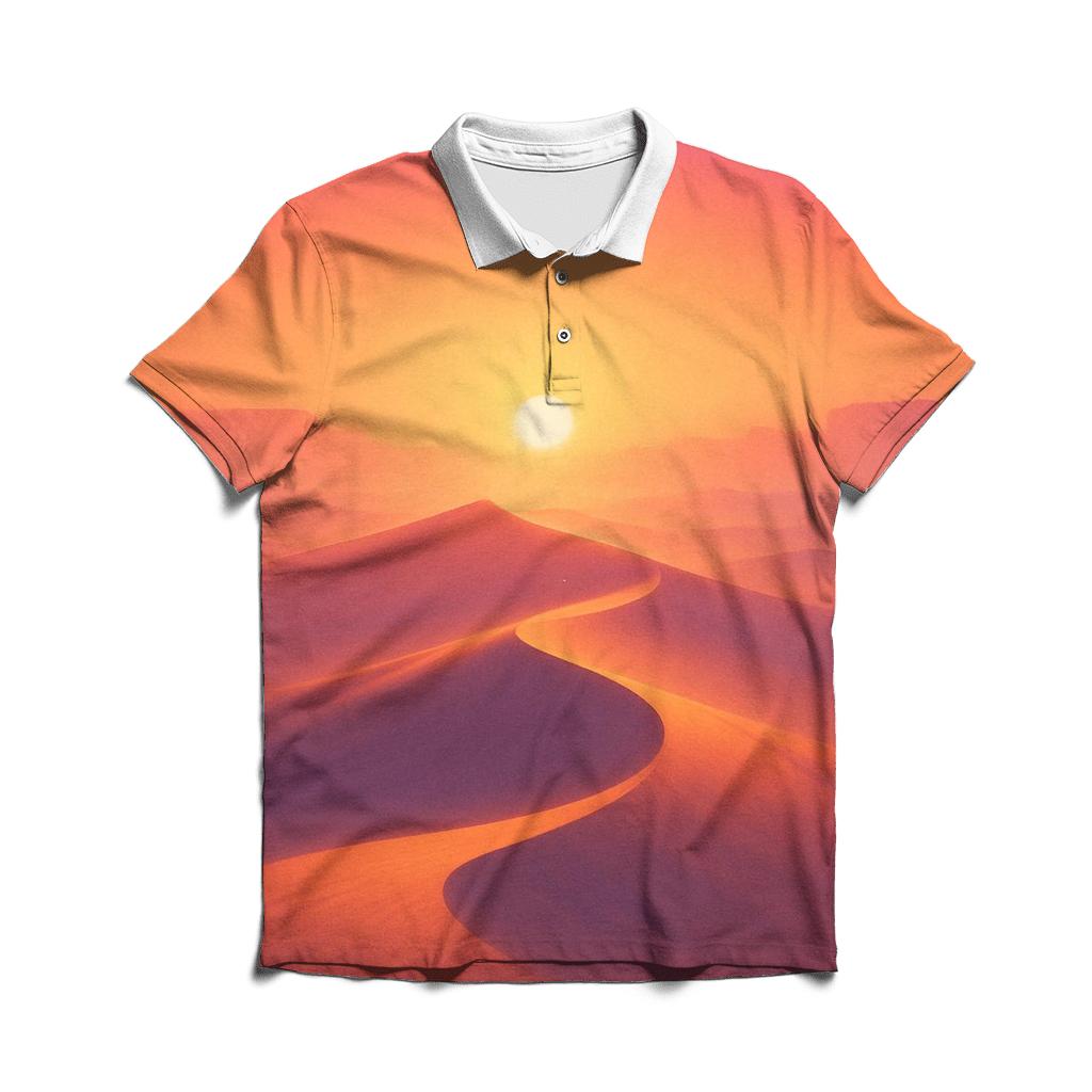Mirage Dunes At Emberfall embroidered polo tops