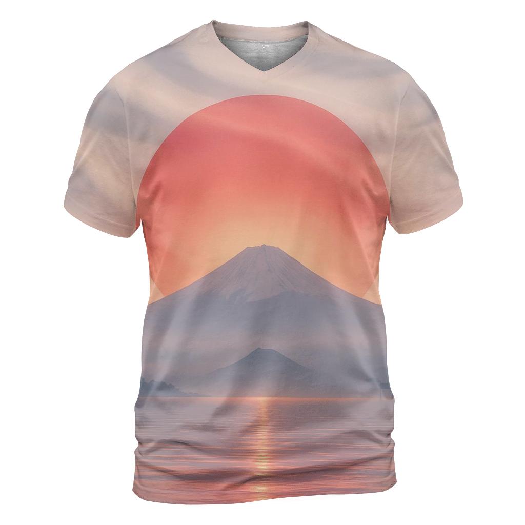 Japan Rising Mist Flagscape personalized full print shirts