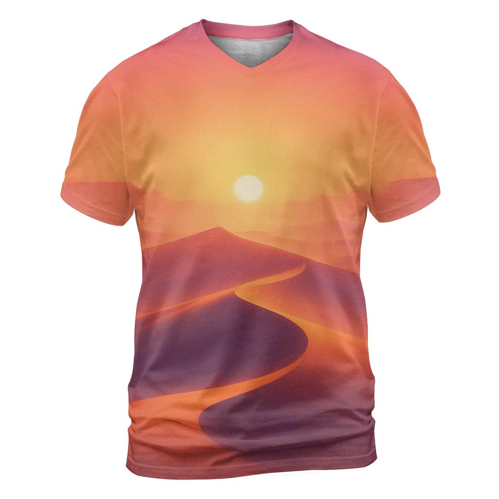 Mirage Dunes At Emberfall creative print fashion shirts
