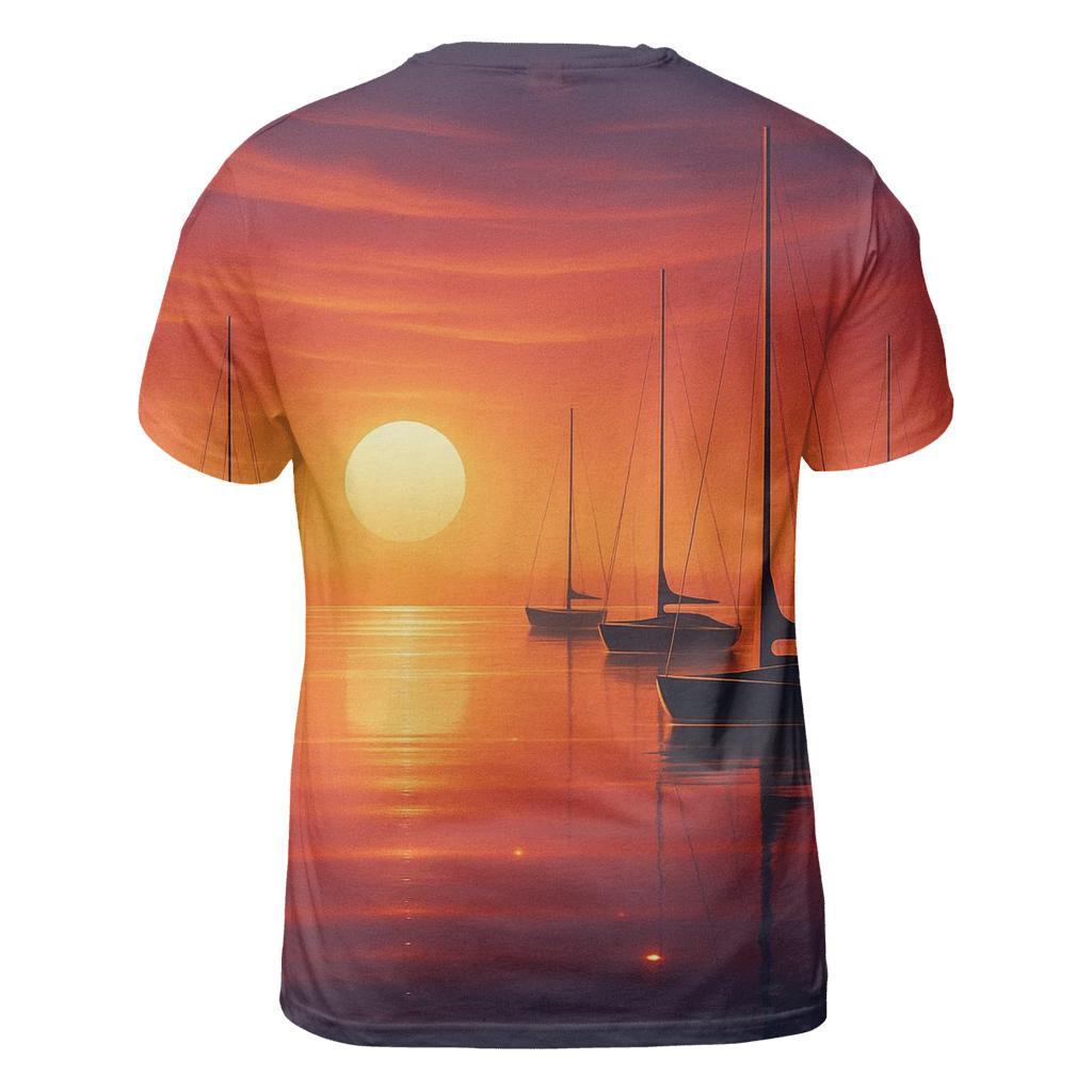 Glass Harbor Of The Last Light vibrant all-over design tees