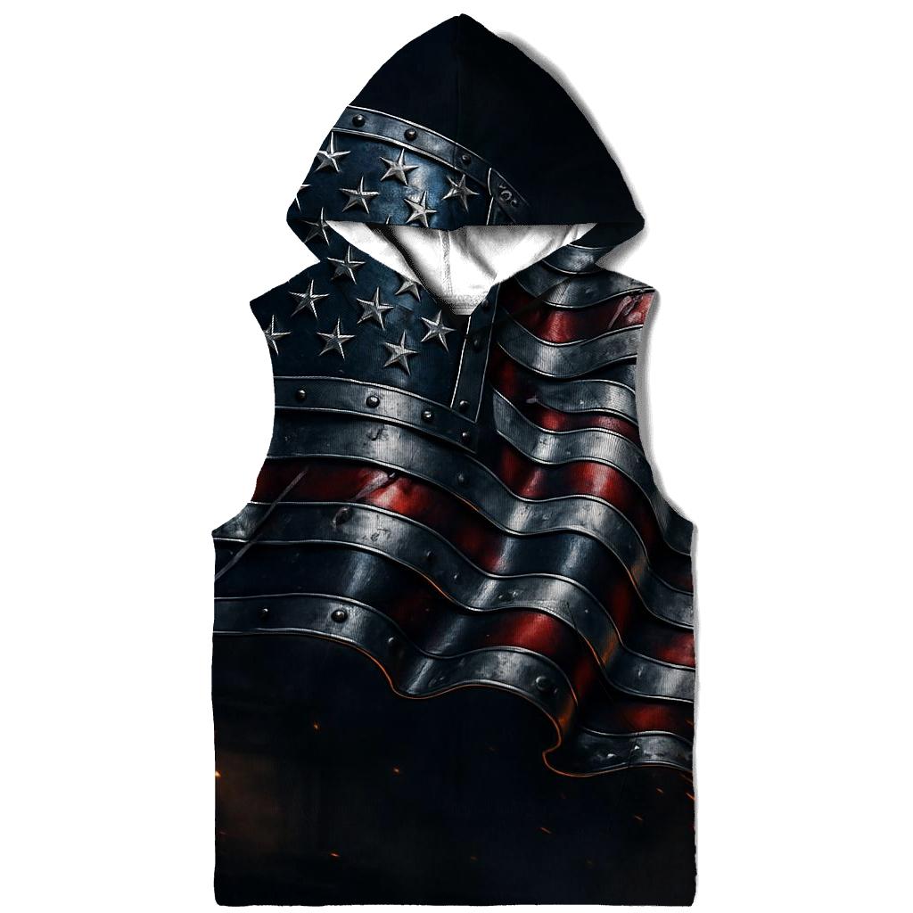 Midnight Forge Stars And Stripes printed hoodies