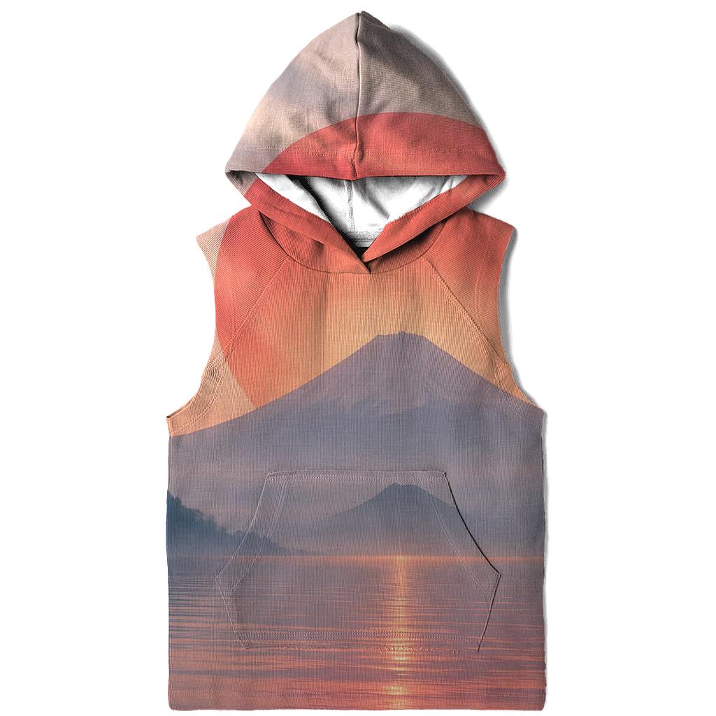 Japan Rising Mist Flagscape lightweight hoodies