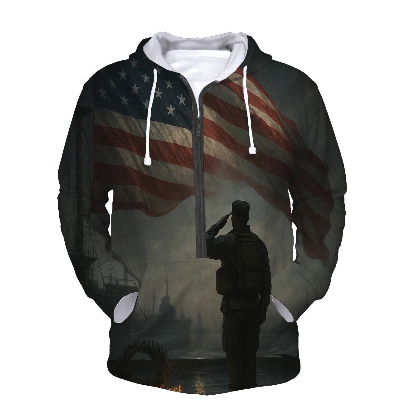 Harbor Watch Tribute Flag hoodie trends