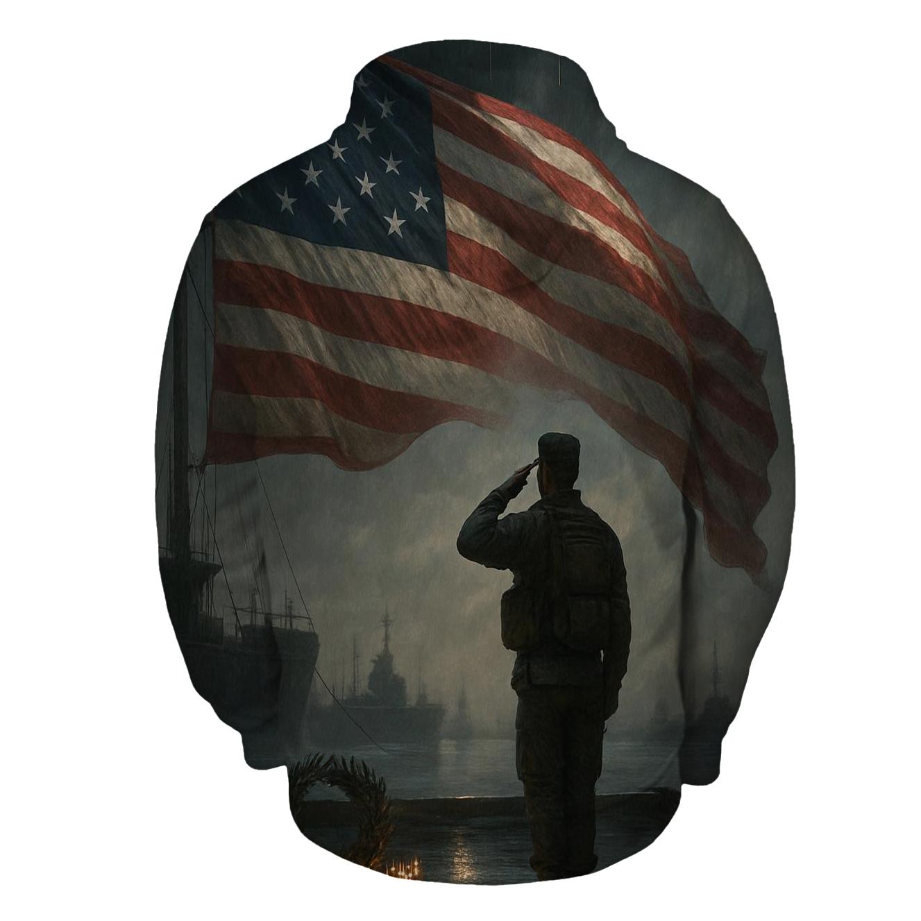 Harbor Watch Tribute Flag hoodie trends