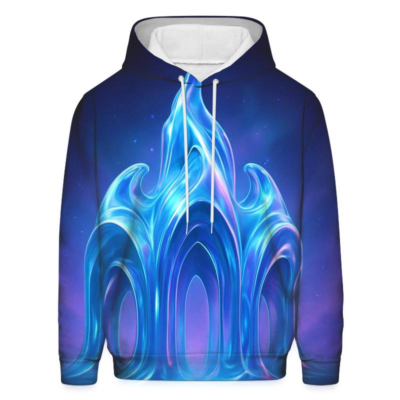 Prismatic Tide Cathedral graphic hoodies
