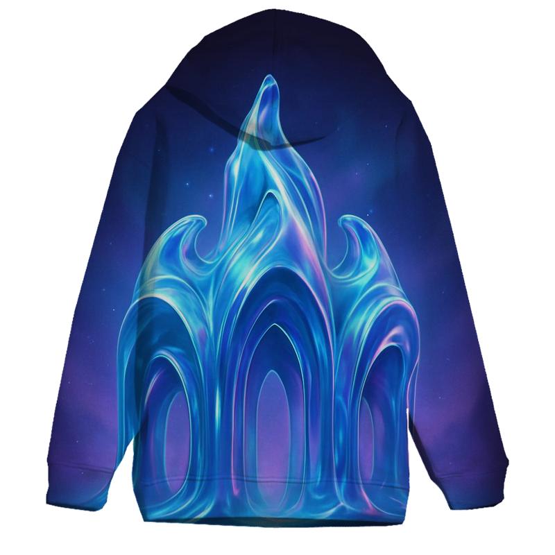 Prismatic Tide Cathedral graphic hoodies