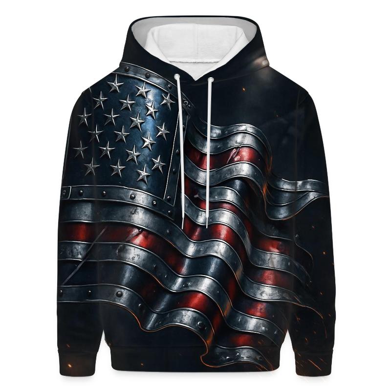 Midnight Forge Stars And Stripes zip-up hoodies