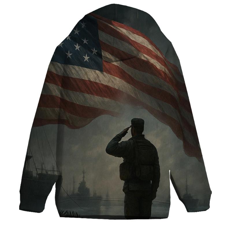 Harbor Watch Tribute Flag graphic hoodies
