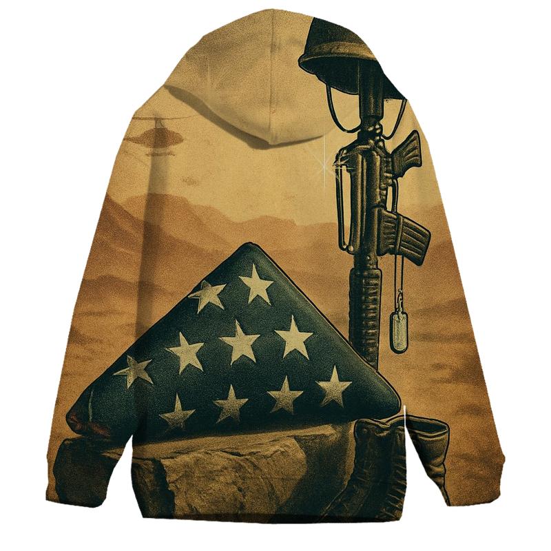 Desert Silence Memorial Fold hoodie styles
