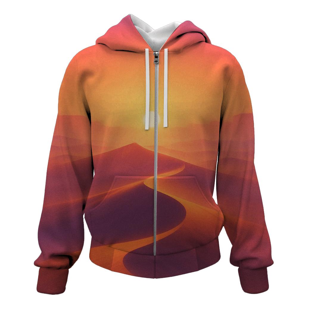 Mirage Dunes At Emberfall premium hoodies