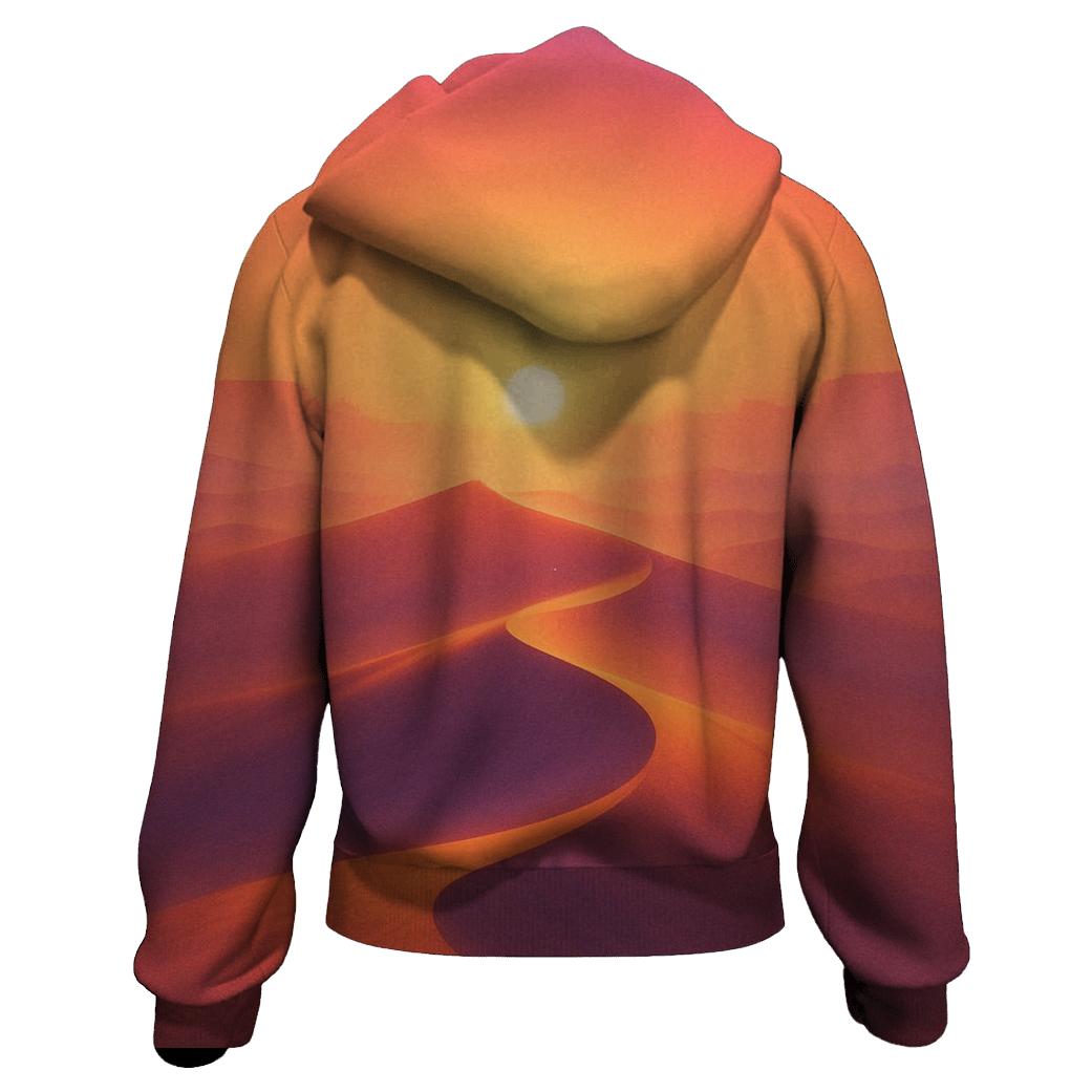 Mirage Dunes At Emberfall premium hoodies
