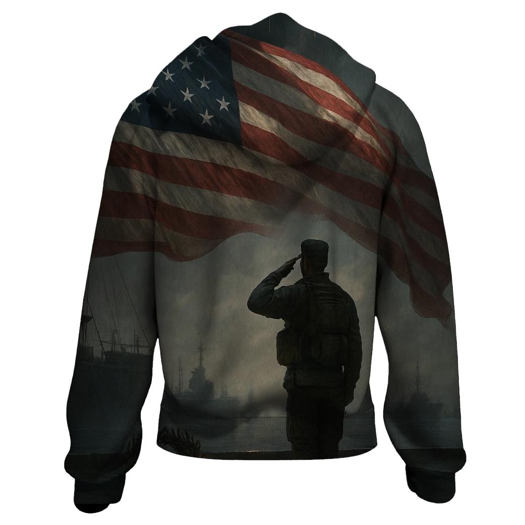Harbor Watch Tribute Flag hoodie styles