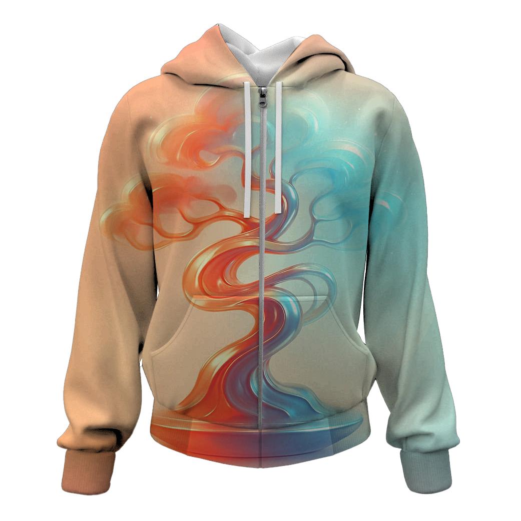 Aurora Kinetic Bonsai heavyweight hoodies