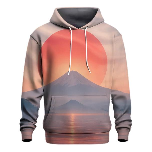 Japan Rising Mist Flagscape custom hoodies