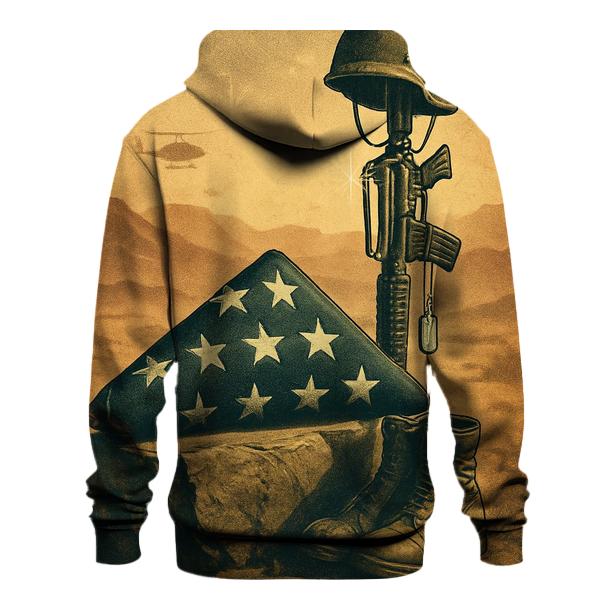 Desert Silence Memorial Fold pullover hoodies