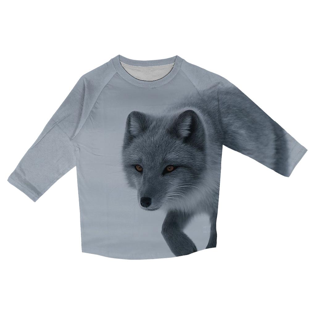 Frost Pause Arctic Fox custom 3/4 sleeve shirts